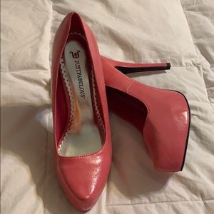 Pink heels